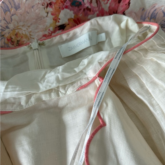 Zimmermann Devi Scalloped Cutout Midi Dress - Picture 7 of 8